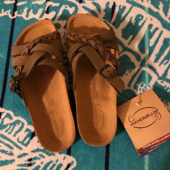 Wanderlust Braided Leather Sandals NWT - Picture 2 of 16